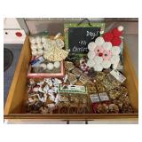 Christmas decorations, miniatures, craft supplies