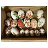 Handmade Christmas eggs