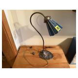 Stained glass desk lamp