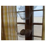 Hanging fruit basket, golf coasters