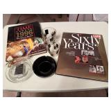 Time Life books, ashtrays, advertising lighter,