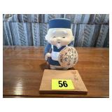 Vintage Japanese Hakata clay doll