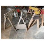 Wooden saw horses (4)