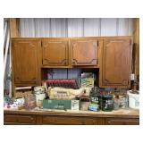 Woodworking, carpentry books, hardware assortment