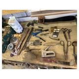 Hand tools, shop supplies, soldering iron,