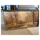 Vintage landscape artwork