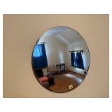 Round wall mirror