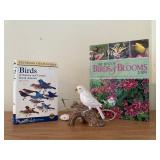 Bird books, lamp