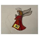 Stained glass angel