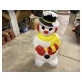 1997 Snowman blow mold yard decoration