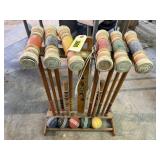 Vintage croquet set