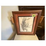 Corn harvest artwork