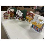 Christmas Village tea lights