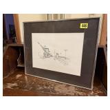 Nevada, Iowa train depot artwork