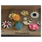 Vintage brooch collection
