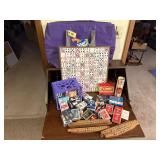 Insulated shopping bag, card games, playing cards