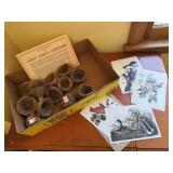 Birds nests, lithographs