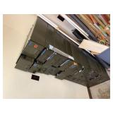 Industrial file drawers, contents included