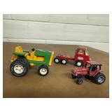 Tonka toy truck, tractor, Case IH tractor