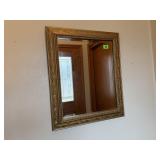 Beveled wall mirror