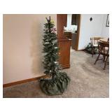 Pencil tree, decorations included