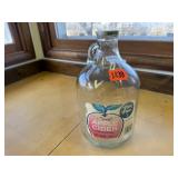Glass gallon cider jug
