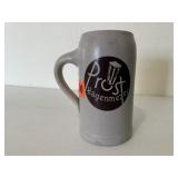 Prost stoneware beer stein