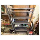 Metal shelving unit, no contents included