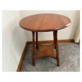 Round tiered table, lace, cloth table cloths