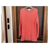 CJ Banks sheer sweater