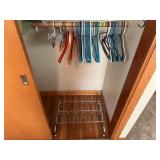 Clothing hangers, wire shoe rack