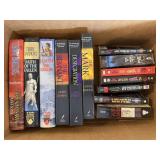 Box of science fiction books