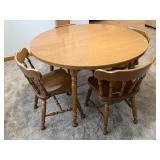Dining table, chairs (4)