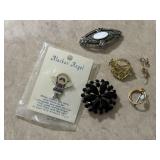 Brooches, lapel pins