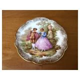 French Limoges decorative plate
