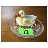 Duck toothpick holder, coaster