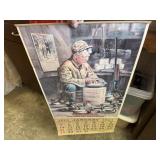 1923 Remington wall calendar