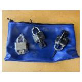 Padlocks with keys (3)