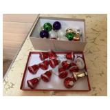 Glass Christmas ornaments