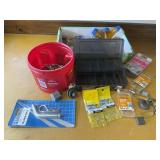 Assorted hardware, magnets