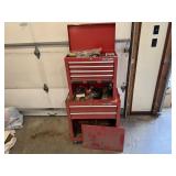 Craftsman stacking toolbox, contents included