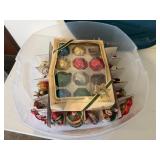Ornament storage organizer, ornaments included