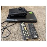 Sony CD/DVD player, RCA converter box, remote