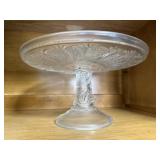 Glass cake stand