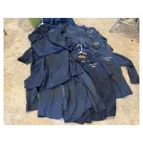 Uniform shirts (10+), pants (3)