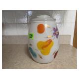 Vintage hand painted cookie jar