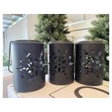 Snowflake lanterns (4)