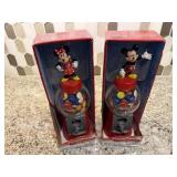 Minnie, Mickey Mouse gumball dispensers (2)