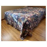 Full size floral applique quilt