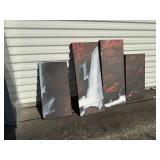 4 piece wall art set